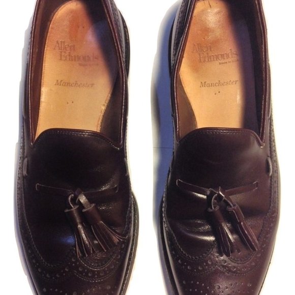 Allen Edmonds Manchester Wingtip  Loafer 8.5 C - Picture 2 of 5
